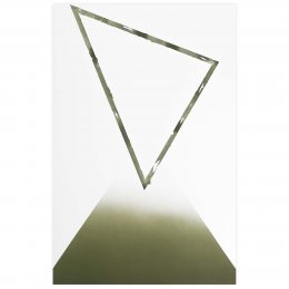 Aqua #05, 2020Vinylique sur papier marouflé sur aluminium, 60 x 92 cm 