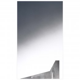 Découpe #11Peinture sur papier marouflé sur aluminium, 27x46 cm