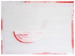 Contour 01, 2017Vinylique sur papier marouflé sur aluminium, 130 x 97 cm 