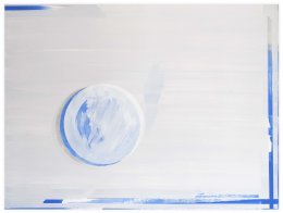 Contour 04, 2017Vinylique sur papier marouflé sur aluminium, 130 x 97 cm