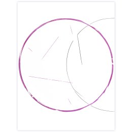  C_N°03, 2024Graphite et peinture vinylique sur papier marouflé sur châssis en aluminium62 x 47 cm