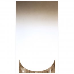 Découpe #08Peinture sur papier marouflé sur aluminium, 27x46 cm