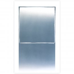 Traversée #02, 2019Vinylique sur papier marouflé sur aluminium, 60 x 95 cm 