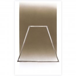 Traversée #03, 2019Vinylique sur papier marouflé sur aluminium, 60 x 95 cm 