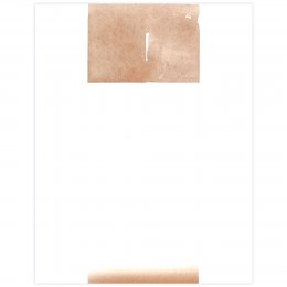 Murmure #10, 2021Peinture vinylique sur papier marouflée sur châssis en aluminium, 18 x 24 cm 