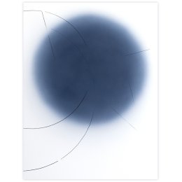  R_N°01, 2024Peinture vinylique, graphite et mine polychrome sur papier marouflé sur châssis en aluminium62 x 47 cm