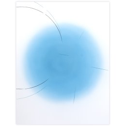  R_N°07, 2024Peinture vinylique, graphite et mine polychrome sur papier marouflé sur châssis en aluminium62 x 47 cm