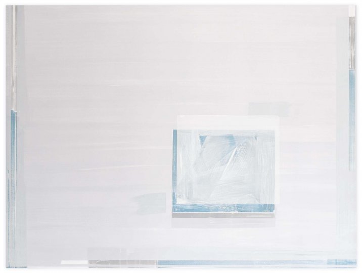 Contour 03, 2017Vinylique sur papier marouflé sur aluminium, 130 x 97 cm