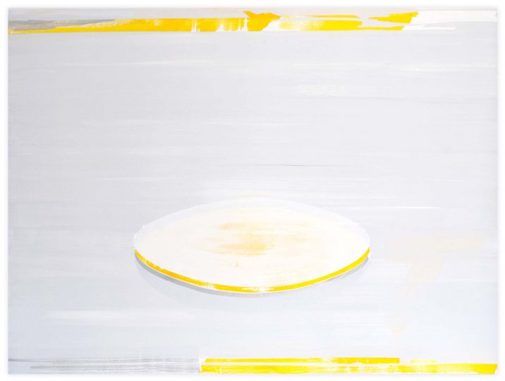 Contour 05, 2017Vinylique sur papier marouflé sur aluminium, 130 x 97 cm