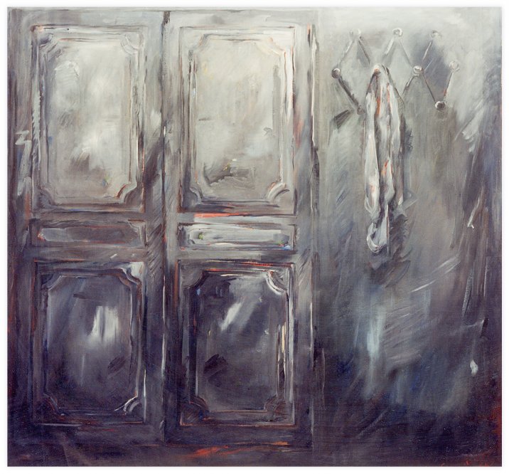 19 Grey Oil on paper monted on canvas 200x200 cm