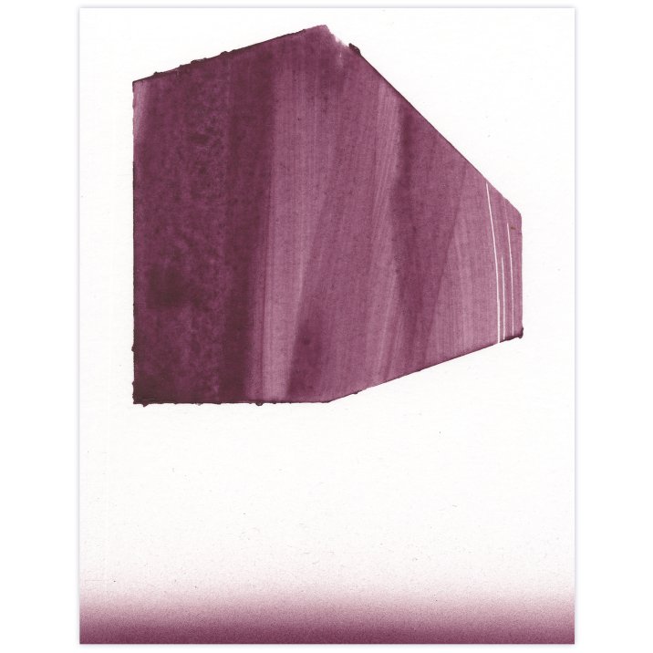 Again #08, 2023Peinture vinylique sur papier marouflée sur châssis en aluminium, 14 x 18 cm 