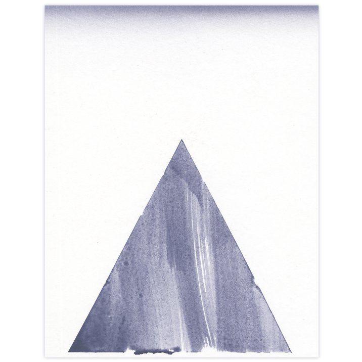 Again #09, 2023Peinture vinylique sur papier marouflée sur châssis en aluminium, 14 x 18 cm 