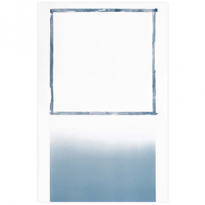 Aqua #01, 2020 Vinyl on paper mounted on aluminum, 60 x 92 cm