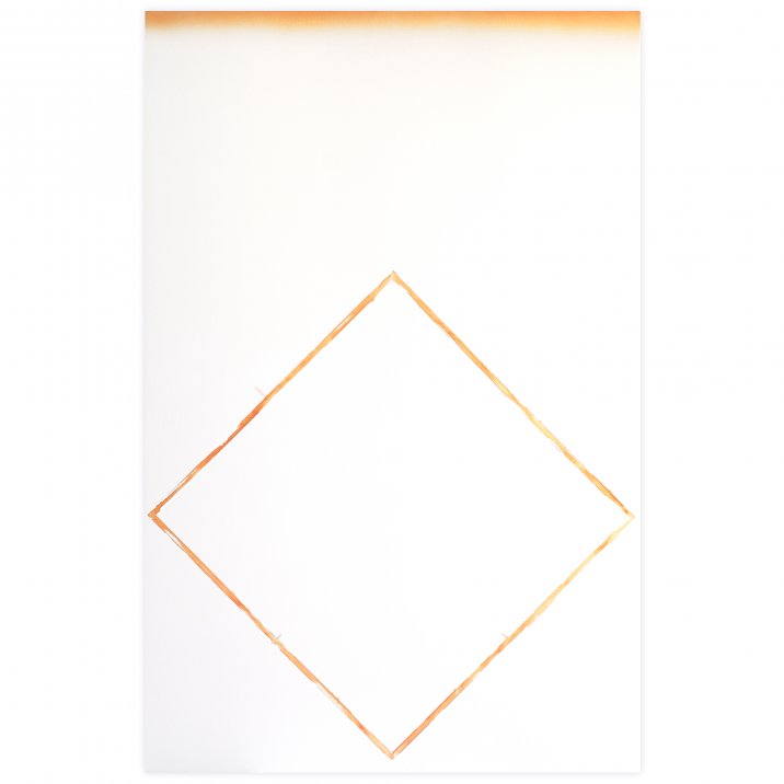 Souffle #02, 2020 Vinyl and watercolor on canvas mounted on aluminum 65 x 100 cm 