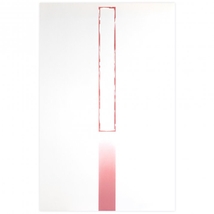 Souffle #06, 2021Vinylique et aquarelle sur toile marouflé sur châssis en aluminium, 65 x 100 cm 