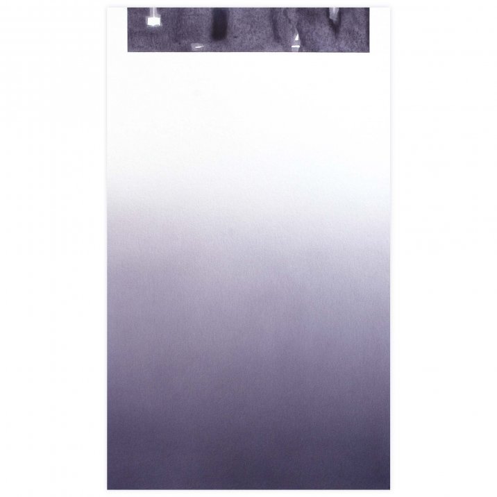 Découpe #06Peinture sur papier marouflé sur aluminium, 27x46 cm