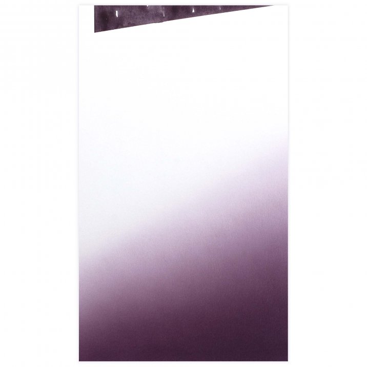 Découpe #07Peinture sur papier marouflé sur aluminium, 27x46 cm