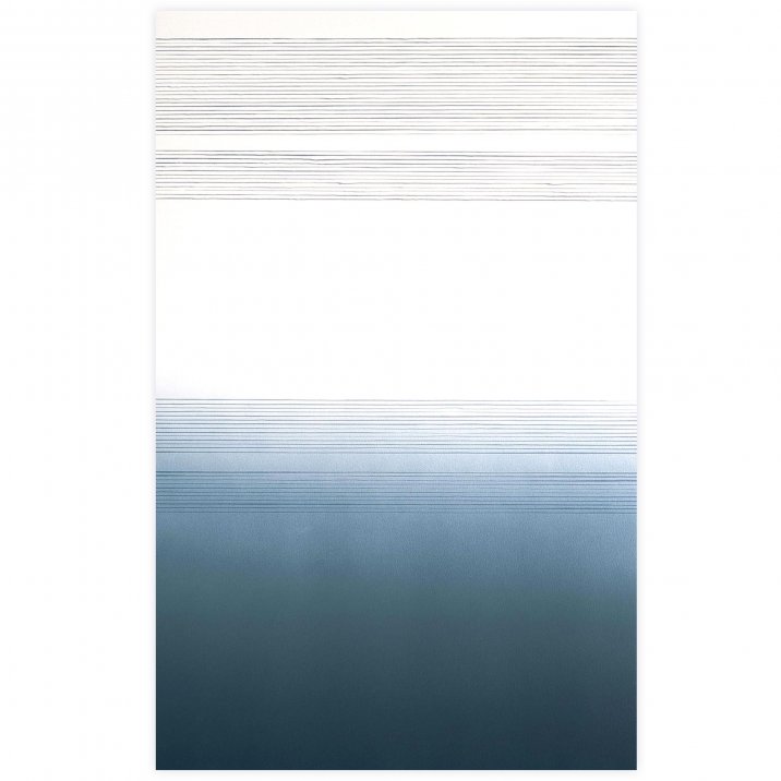 DeuxMilleDixHuit #09, 2018Vinylique sur papier marouflé sur aluminium, 60 x 95 cm 