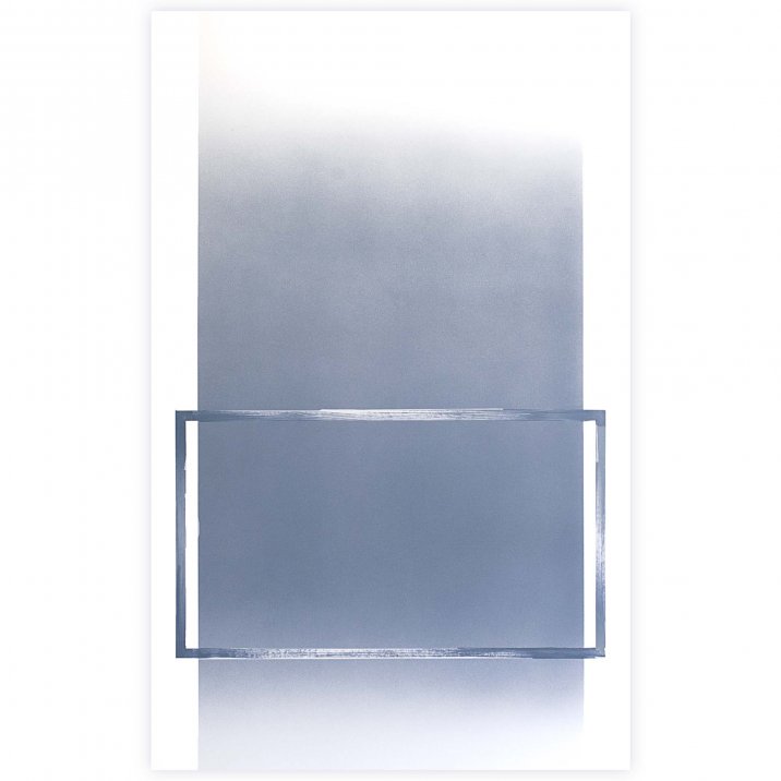 Crossing #06, 2019 Vinyl on paper mounted on aluminum, 60 x 95 cm 