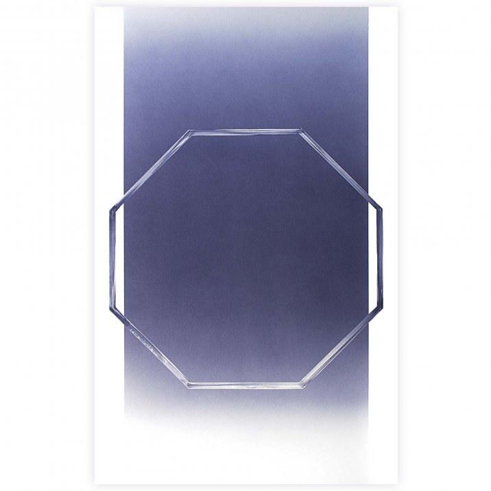 Crossing #07, 2019 Vinyl on paper mounted on aluminum, 60 x 95 cm 