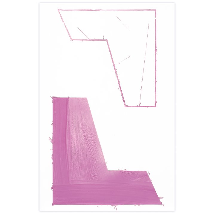 Encore #05, 2023Peinture vinylique sur toile marouflée sur châssis en aluminium, 41 x 63 cm 