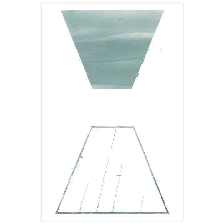 Encore #08, 2023Peinture vinylique sur toile marouflée sur châssis en aluminium, 41 x 63 cm 