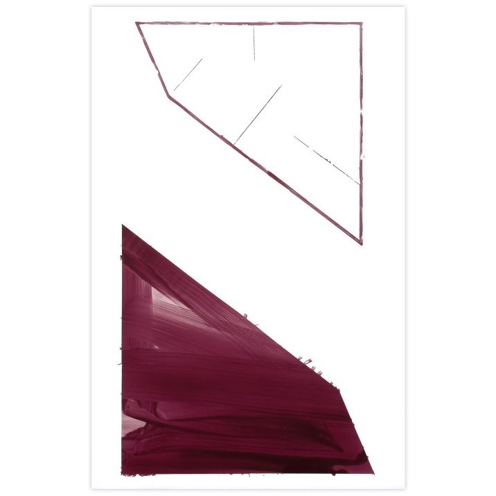 Encore #09, 2023Peinture vinylique sur toile marouflée sur châssis en aluminium, 41 x 63 cm 