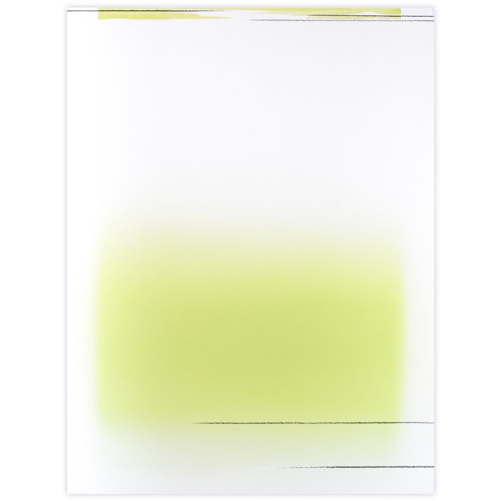  Lignes N°01, 2025Peinture vinylique, graphite et mine polychrome sur papier marouflée sur châssis en aluminium61 x 46 cm