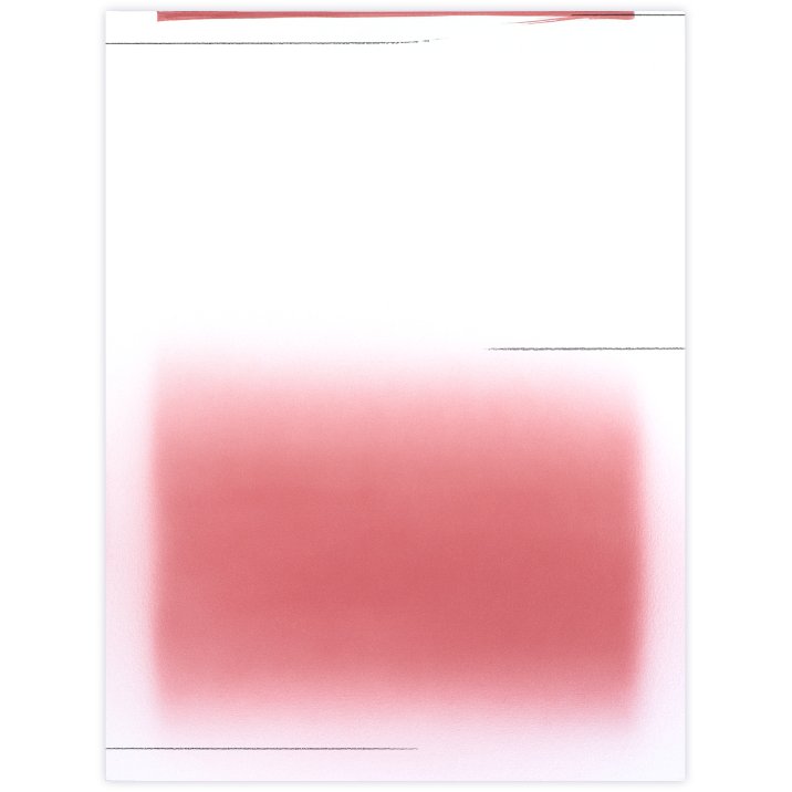  Lignes N°07, 2025Peinture vinylique, graphite et mine polychrome sur papier marouflée sur châssis en aluminium61 x 46 cm
