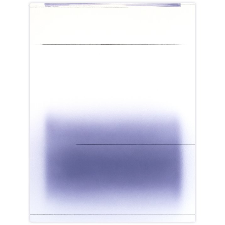  Lignes N°11, 2025Peinture vinylique, graphite et mine polychrome sur papier marouflée sur châssis en aluminium61 x 46 cm