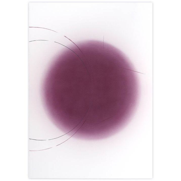  Rond & Carré N°03, 2024Peinture vinylique, graphite et mine polychrome sur toile marouflée sur châssis en aluminium116 x 81 cm