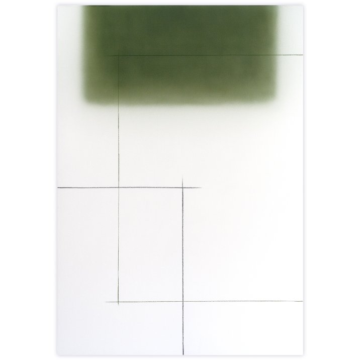  Rond & Carré N°04, 2024Peinture vinylique, graphite et mine polychrome sur toile marouflée sur châssis en aluminium116 x 81 cm