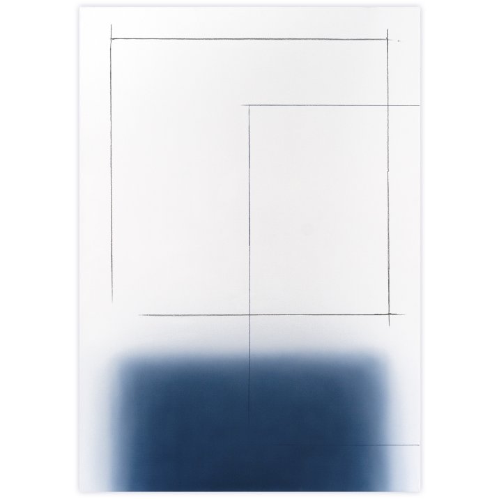  Rond & Carré N°06, 2024Peinture vinylique, graphite et mine polychrome sur toile marouflée sur châssis en aluminium116 x 81 cm