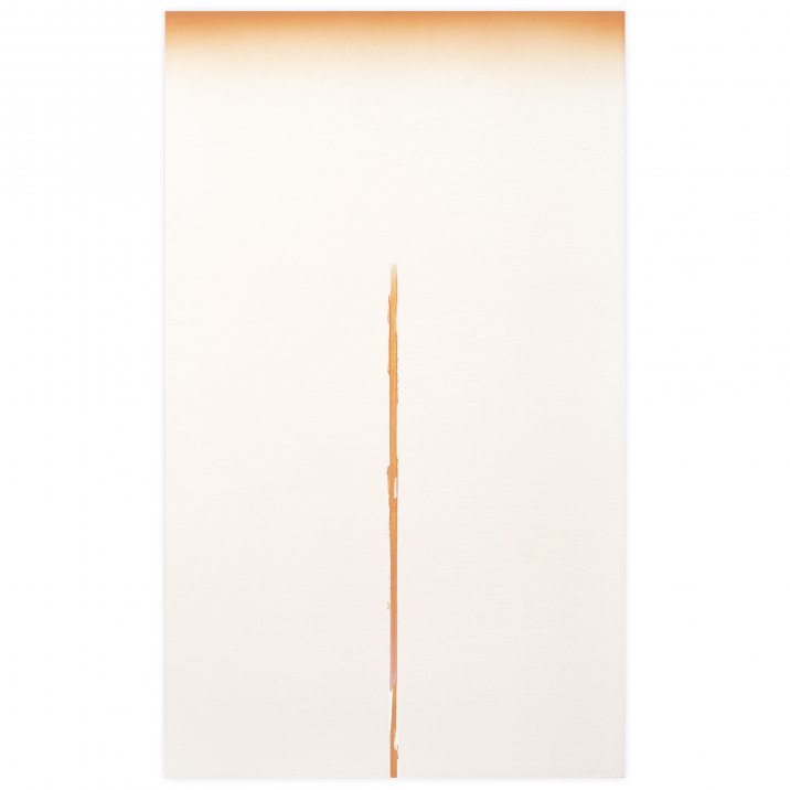 Souffle #02, 2020 Vinyl and watercolor on canvas mounted on aluminum, 33 x 55 cm - Vendu 
