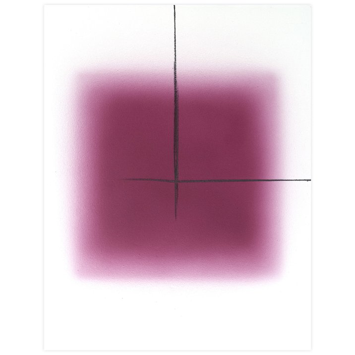  Square N°03, 2024Peinture vinylique et graphite sur toile marouflé sur châssis en aluminium26,5 x 20,5 cm