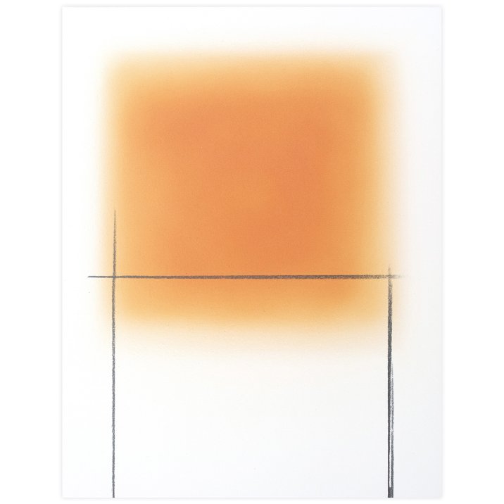  Square N°05, 2024Peinture vinylique et graphite sur toile marouflé sur châssis en aluminium26,5 x 20,5 cm