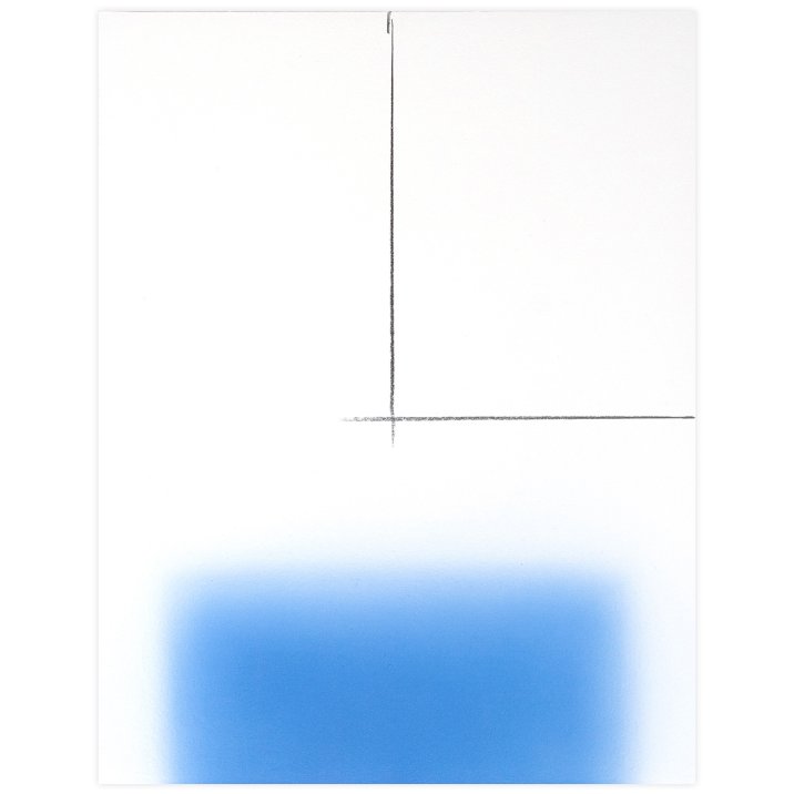  Square N°06, 2024Peinture vinylique et graphite sur toile marouflé sur châssis en aluminium26,5 x 20,5 cm