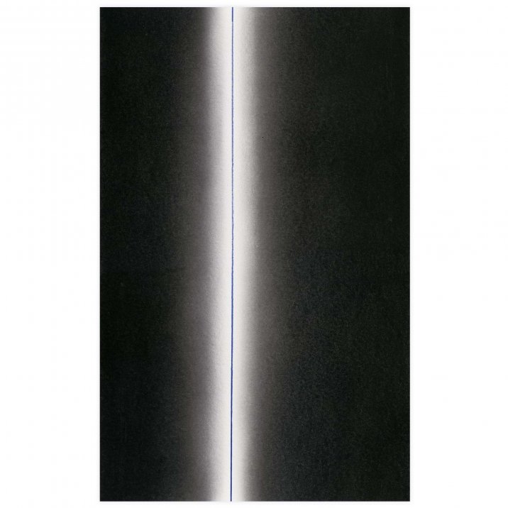 Vertical 10 -[*->http://www.xtraces.com/2017/05/]-Mine polychrome et aérographe sur papier marouflé sur aluminium, 53x33 cm